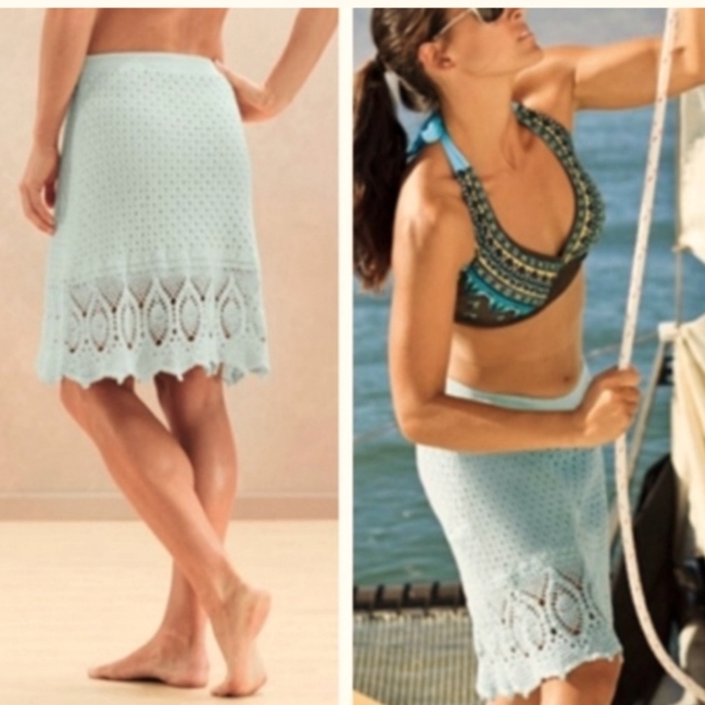 Athleta crochet skirt